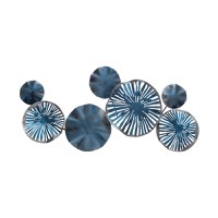 Accesoriu decorativ de perete metalic Astrid Multicolor 79x35 cm - 5