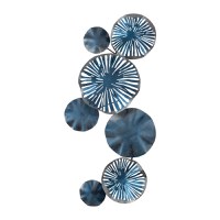 Accesoriu decorativ de perete metalic Astrid Multicolor 79x35 cm - 6