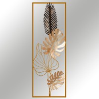 Accesoriu decorativ de perete metalic Nazo Multicolor 32x5x90 cm - 7