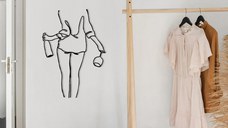 Accesoriu decorativ de perete metalic Wine Night Negru 35.5x50 cm