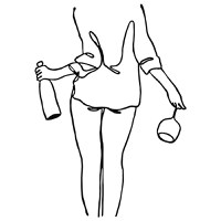 Accesoriu decorativ de perete metalic Wine Night Negru 35.5x50 cm - 4