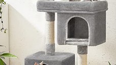 Ansamblu pisici, Feandrea, Gri, 82x60x40 cm