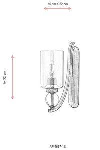 Aplica AP-1597-1E Antic - 3