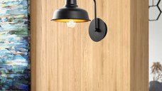 Aplica Berceste Negru 19x27x24 cm