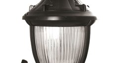 Aplica de exterior M1, neagra, 35 x 35 cm, cu soclu E27 si protectie IP65