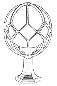 Aplica de perete exterior M1OP Alb 55x35 cm - 2