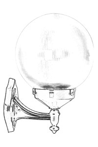 Aplica de perete exterior M2 Negru 30x25 cm - 2