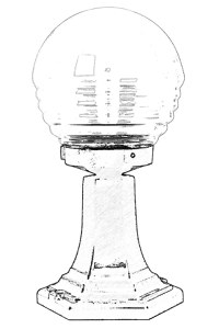 Aplica de perete exterior M2K Negru 40x20 cm - 2