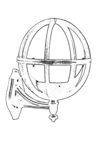 Aplica de perete exterior M3OP Alb 34x28 cm - 2