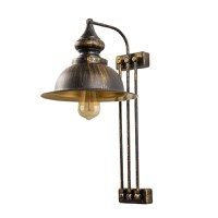 Aplica de perete Saglam Auriu antic 28x28x53 cm - 2
