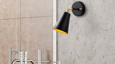 Aplica Evander Negru 10x26x21 cm