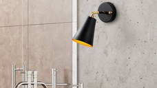 Aplica Evander Negru 10x26x21 cm