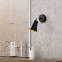 Aplica Evander Negru 10x26x21 cm - 1