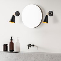 Aplica Evander Negru 10x26x21 cm - 3