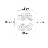 Aplica Nemrut - N-953 Negru - 4