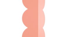Aplica perete Biscuit Peach 16.3x5.8x33.6 cm