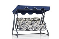 Balansoar cu 3 locuri Salvia 2 Multicolor 200x165x110 cm - 4