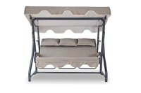 Balansoar cu 3 locuri Salvia Gri 200x165x110 cm - 3