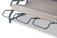 Balansoar cu 3 locuri Salvia Gri 200x165x110 cm - 4