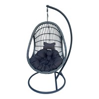 Balansoar Cungo, Pako World, Ratan, Gri, 125x105x195 cm - 3