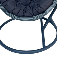 Balansoar Cungo, Pako World, Ratan, Gri, 125x105x195 cm - 7