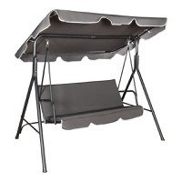 Balansoar de gradina, Globo, Antracit, 170x110x153 cm - 1