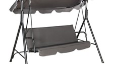 Balansoar de gradina, Globo, Antracit, 170x110x153 cm