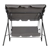 Balansoar de gradina, Globo, Antracit, 170x110x153 cm - 2