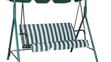 Balansoar de gradina, Globo, Verde, 170x110x153 cm