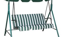 Balansoar de gradina, Globo, Verde, 170x110x153 cm