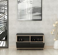 Banca cu dulap pantofi Drago Nuc 80x42x35 cm - 6