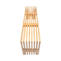 Bancheta Bench Zen Natural 140x35x48 cm - 3