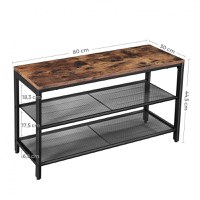 Bancheta Depozitare Pantofi Vasagle, 80x30x44.5cm - 5