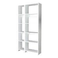 Biblioteca Alkathi Pako World Alb 77x22x160 cm - 1