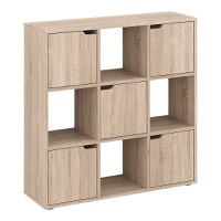 Biblioteca Bookel, Pako World, Sonoma, 88x27x89 cm - 1