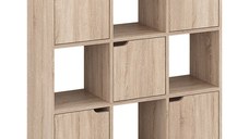 Biblioteca Bookel, Pako World, Sonoma, 88x27x89 cm
