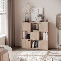 Biblioteca Bookel, Pako World, Sonoma, 88x27x89 cm - 2