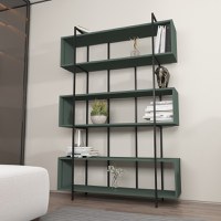Bibliotecă Bruti Verde 120x180x29.6 cm - 1