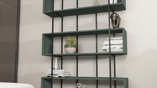 Bibliotecă Bruti Verde 120x180x29.6 cm