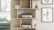 Bibliotecă Harmon Stejar 90x25x127.4 cm