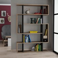 Biblioteca Mito Antracit 108.5x25.5x161 cm - 2