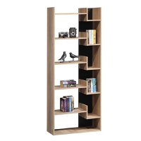Biblioteca Naya Natural-Antracit 72x30x30x5 cm - 1