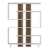 Bibliotecă Rain Alb 120x162x20 cm - 5