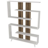 Bibliotecă Rain Alb 120x162x20 cm - 6