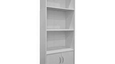 Biblioteca Tekaro Alb 60x29x166 cm