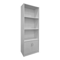 Biblioteca Tekaro Alb 60x29x166 cm - 1