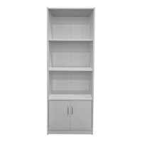 Biblioteca Tekaro Alb 60x29x166 cm - 3