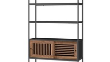 Biblioteca Vasagle Gri 100x35x180 cm