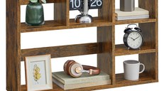 Biblioteca Vasagle, Maro Rustic, LBC815B02, 80 x 20 x 50 cm