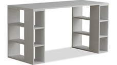 Birou Colmar Alb 140x60x75 cm